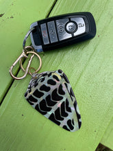 Hebrew Shell Keychain