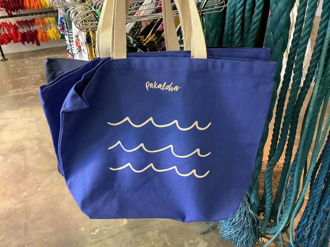 Wave canvas bags