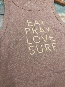 Eat, Pray, Love, Surf Tank - Pakaloha Bikinis