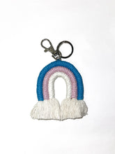 Rainbow Macrame Keychain
