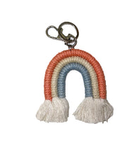 Rainbow Macrame Keychain
